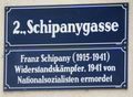 Erläuterungstafel Franz Schipany, 1020