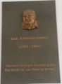 Gedenktafel Karl Popper, 1040 Wiedner Gürtel 68