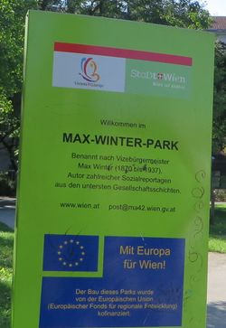 Parkbenennungstafel 1020 Max Winter Park.jpg