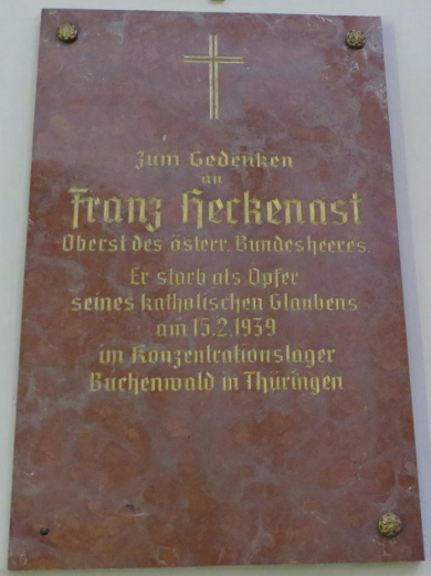 Gedenktafel Franz Heckenast, 1070 Stiftskirche.JPG
