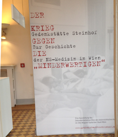 Ausstellung Der Krieg gegen die "Minderwertigen", 1140 Baumgartner Höhe Spiegelgrund.JPG
