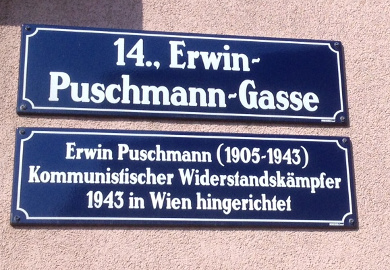 Erläuterungstafel Erwin Puschmann, 1140.JPG