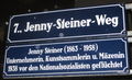 Erläuterungstafel Jenny Steiner, 1070