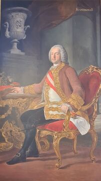 Franz I., Portrait im Schloss Miramare