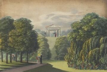 Tempel des Apoll, um 1825