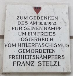 Gedenktafel Franz Stelzl, 1220 Wurmbrandgasse 12.jpg