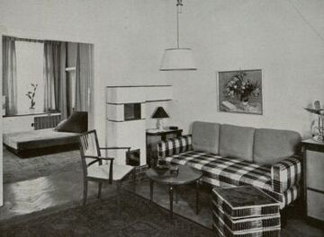 Wohnraumgestaltung von Liane Zimbler, 1934
