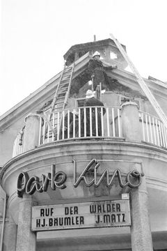 Brand im Park-Kino (10. Jänner 1966)