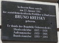 Gedenktafel Bruno Kreisky 1050 Schönbrunner Straße 122