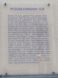 Tor der Erinnerung Gertraut Ehrmann und Victoria Pfleger-Schwarz, 1090 Alser Straße 4.JPG