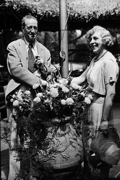 Oscar Straus und Vicki Baum, 1931