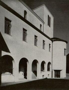Zubau zur Gertrudkirche von Karl Holey, 1935