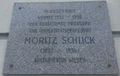 Gedenktafel Moritz Schlick, 1040 Prinz-Eugen-Straße 68