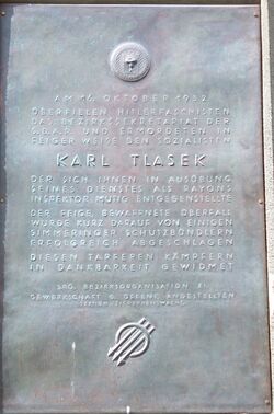 Gedenktafel Karl Tlasek, 1110 Drischützgasse 4.JPG