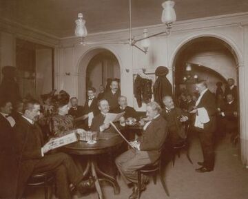 Café Dobner, 1909