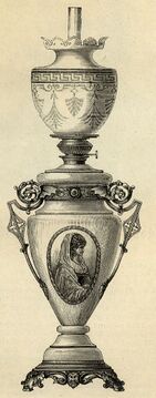 Petroleumlampe, 1873 auf der <!--LINK'" 0:0--> präsentiert