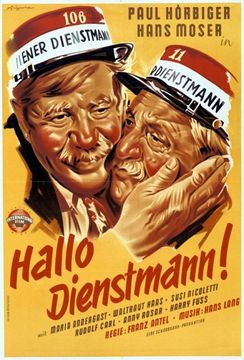 Plakat "Hallo Dienstmann!" (1952)