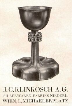 Werbeinserat der Firma Klinkosch, 1934