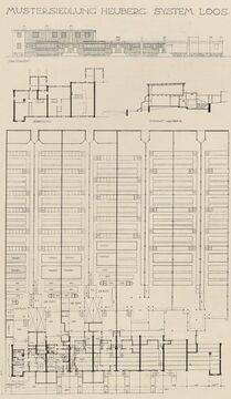 Verbauungsplan von Adolf Loos, 1920
