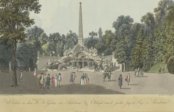 Obelisk, gestochen von Johann Andreas Ziegler nach Laurenz Janscha, um 1790