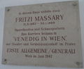 Gedenktafel Fritz Massary, 1020 Praterstraße 66