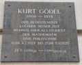 Gedenktafel Kurt Gödel - Wohnort 1928-1929, 1080 Lange Gasse 72