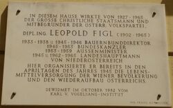 Gedenktafel Leopold Figl, 1010 Schenkenstraße 2.jpg