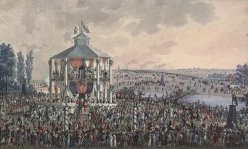 Das Militärfest im <!--LINK'" 0:0--> beim <!--LINK'" 0:1--> anlässlich des Jahrestags der Völkerschlacht bei Leipzig am 18. Oktober 1814.