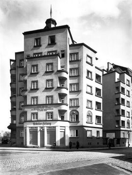 Volkswohnhaus Marinelligasse: Ecke Marinelligasse/ Taborstraße