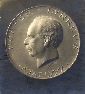 Popper-Lynkeus-Medaille, gestaltet von Hugo Taglang, 1918