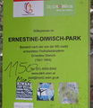 Parkbenennungstafel 1150 Ernestine Diwisch Park