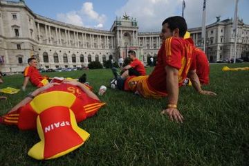 Spanische Fans bei der Euro 2008