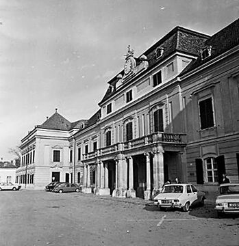 Blauer Hof der Schlossanlage, 1973