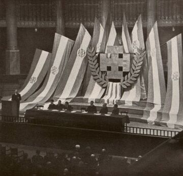 Ansprache von Bundeskanzler Engelbert Dollfuß im Großen Konzerthaussaal, 1934