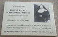 Gedenktafel Schwester Restituta, 1200 Denisgasse 24