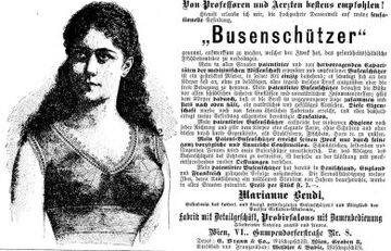 Anzeige in der Allgemeinen Frauenzeitung, 1893