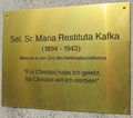 Gedenktafel Sr. Maria Restituta, 1180 Währinger Gürtel 77