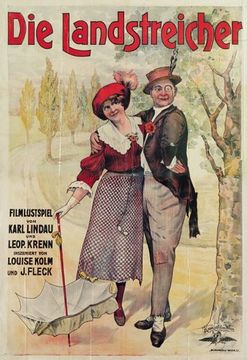 Plakat des Stummfilms "Die Landstreicher" (1916)