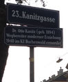 Erläuterungstafel Otto Kanitz, 1230 Kanitzgasse