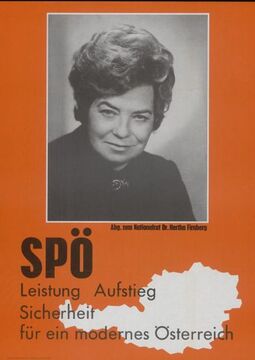 Wahlplakat der SPÖ, 1970