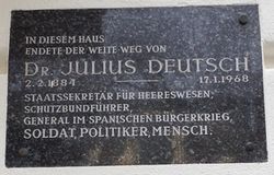 Gedenktafel Julius Deutsch, 1190 Himmelstraße 41.jpg