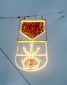 Bezirkswappenweihnachtsbeleuchtung Brigittenau