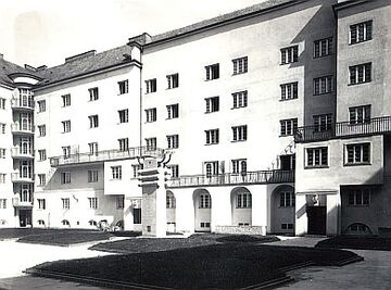 Städtische Wohnhausanlage Wienerbergstraße 16-20 (Wohnhausanlage Am Wienerberg): Innenhof