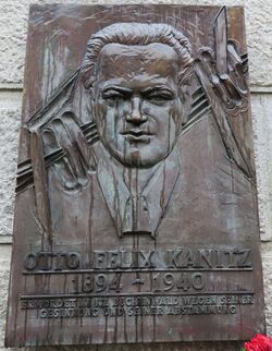 Gedenktafel Otto Felix Kanitz, 1010 Reichsratsstraße 2.JPG