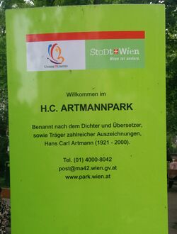 Parkbenennungstafel 1140 H.-C.-Artmann-Park.JPG